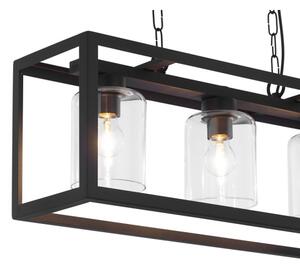 Jupiter 1805 - MC3 - Полилей на въже MACARI 3xE27/60W/230V черна