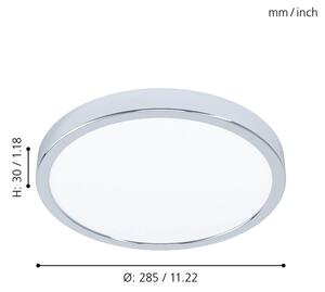 Eglo 99266 - LED таванно осветително тяло за баня FUEVA 5 LED/20W/230V IP44