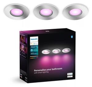 Philips-К-кт 3x LED RGBW Димируема лампа за баня Hue XAMENTO 1xGU10/4,2W IP44