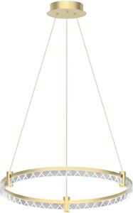 LED Пендел ELEGANCE LED/36W/230V Ø 60 см златист