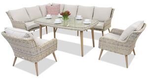 Градински мебели Bilbao Comida 7 Garden Point sand