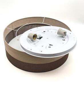 Плафон SIRJA WOOD 2xE27/15W/230V Ø 45 см кафяв/дъб