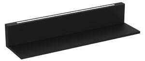 Етажерка с LED осветление SHELF 10x60 см черен