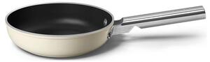 Тиган SMEG FPF2002CRM, 1.5 л, Ø20 см, Керамично незалепващо покритие, До 250°C, Без PFAS, Индукция, Крема