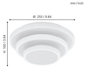 Eglo 98676 - LED Лампа за таван ELGVERO LED/11,4W/230V + LED/8,6W + LED/5,4W