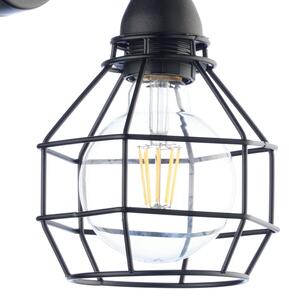 ONLI - Аплик ПАЯК 1xE27/15W/230V черен