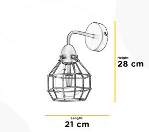 ONLI - Аплик ПАЯК 1xE27/15W/230V черен