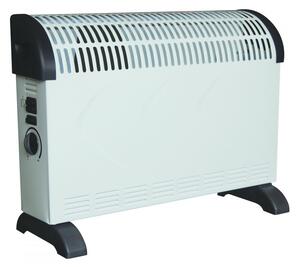 Конвектор за под ELITE CH-1391, 2000W, 22 м2, Турбо вентилатор, 3 степени, Регулируем термостат, Бял