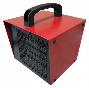 Вентилаторна печка ELITE EIH-1394, 2500W, 22 м2, 118 m³/h, Функция за охлаждане, Регулируем термостат, PTC, Червен