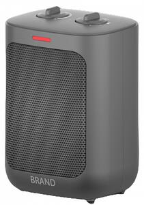Вентилаторна печка ELITE EFH-1387, 2000W, 25 м2, PTC, 3 степени, Регулируем термостат, Безопасност при преобръщане, Сив