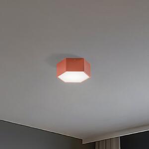 Argon LED таванна лампа Libre, теракота, стомана, 3000 K, Кафяв / ръждив, Дневна/трапезария, Метал