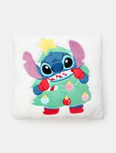 Sinsay - Детска декоративна възглавница с коледен мотив Stitch - бял