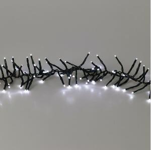 LED соларна верига 768xLED/3,7V/13 функции 1200 mAh 8,6 m IP44 студено бяло + дистанционно управление