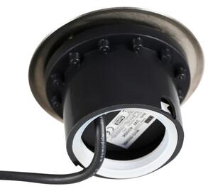 LED Лампа за алея MIVO LED/3W/230V Ø 12 см IP67 матов хром
