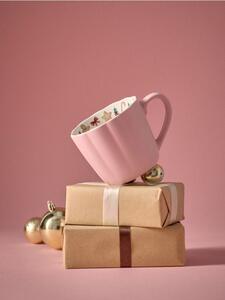 Sinsay - Коледна чаша с мотив на меденки човече - пастелнорозово