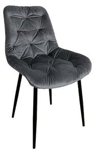 Трапезен стол Velvet S /сив/