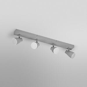 OSRAM тавански прожектор PEAR, сив, 4-пламъчен, GU10-LED 2700 K, Сив, Пластмаса