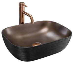 Умивалник за плот Rea Belinda COPPER BRUSH / Black
