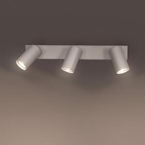 OSRAM тавански прожектор OCTAGON, бял, 3-крил, GU10-LED 927 dim, Затъмняване, Бял, Дневна/трапезария, Метал, Модерен