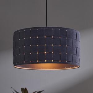 OSRAM висяща лампа Decor Felt Weaving, Ø 38 cm, сива, филц E27, Затъмняване, Сив, Дневна/трапезария, Плат / текстил