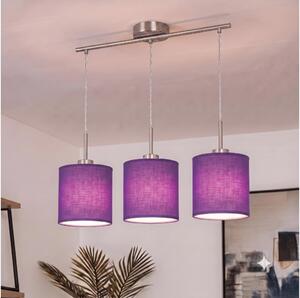 Brilagi - LED полилей на кабел NUBILA 3xE27/60W/230V лилав