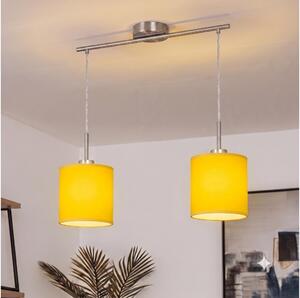 Brilagi - LED полилей на кабел NUBILA 2xE27/60W/230V жълт