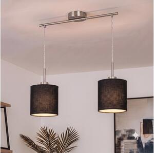 Brilagi - LED полилей на кабел NUBILA 2xE27/60W/230V черен
