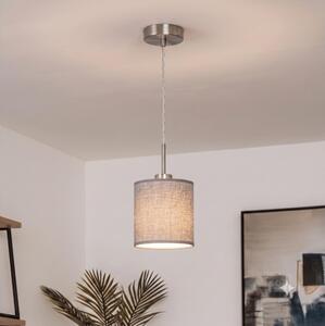 Brilagi - LED полилей на кабел NUBILA 1xE27/60W/230V pr. 14 cm сив