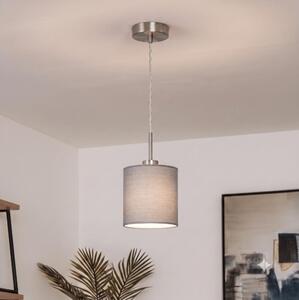 Brilagi - LED полилей на кабел NUBILA 1xE27/60W/230V Ø 14 см, светлосив