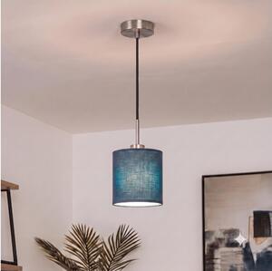 Brilagi - LED полилей на кабел NUBILA 1xE27/60W/230V диаметър 14 см черен/тъмносин