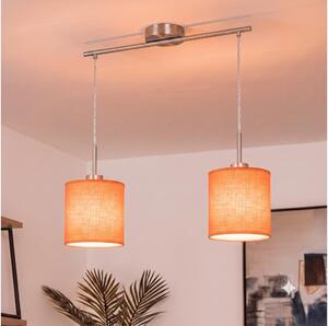 Brilagi - LED полилей на кабел NUBILA 2xE27/60W/230V оранжев