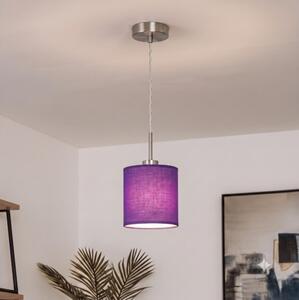 Brilagi - LED полилей на кабел NUBILA 1xE27/60W/230V Ø 14 см лилав