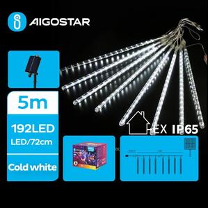 Aigostar - LED Соларни коледни лампички 192xLED/8 м IP65 студено бял