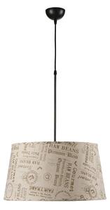 ONLI - Пендел MAIDA 1xE27/15W/230V Ø 50 cm кафяв