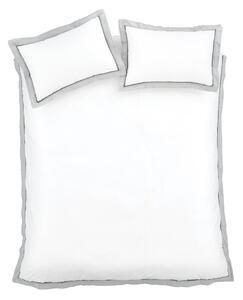Бяло двойно памучно спално бельо 200x200 cm Mayfair – Bianca