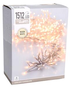 LED външен коледен гирлянд 1512xLED/230V/8 функции 14 m IP44 топла бяла