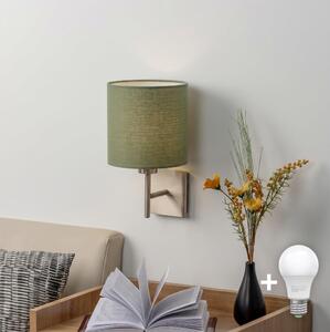 BRILAGI - LED стенен аплик NUBILA 1xE27/60W/230V матов хром/зелен