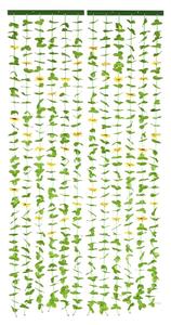Жълто-зелено перде за врата 90x190 cm Sunflowers – Maximex
