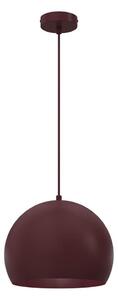 Полилей на кабел SOOL 1xE27/15W/230V Ø 27 см бордо