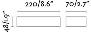 FARO 71898 - Външен стенен осветител LAKO LED/8W/230V IP65 черен/дърво