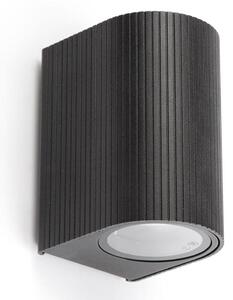 FARO 70322 - Външно стенно осветително тяло ESTELA 1xGU10/5W/230V IP65 черно