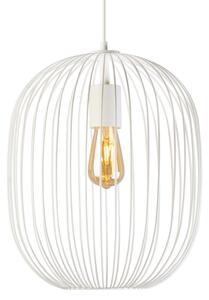 Полилей на кабел OVELLA, 1xE27/15W/230V, Ø 34 см, кремав
