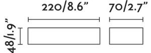 FARO 71910 - LED външно стенно осветително тяло LAKO LED/8W/230V IP65 антрацит