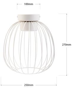 Таванно осветително тяло OVELLA 1xGX53/10W/230V Ø25 см, кремаво