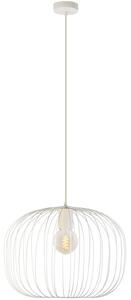 Полилей на кабел OVELLA 1xE27/15W/230V, Ø 46 см, кремав
