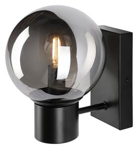 Стенно осветително тяло SFERIO 1xE14/5W/230V черно/опушено черно
