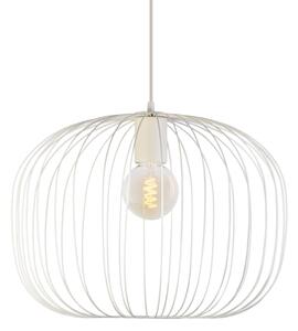 Полилей на кабел OVELLA 1xE27/15W/230V, Ø 46 см, кремав