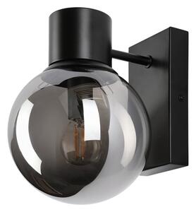 Стенно осветително тяло SFERIO 1xE14/5W/230V черно/опушено черно