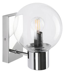 Настенна лампа SFERIO 1xE14/5W/230V лъскав хром/прозрачна