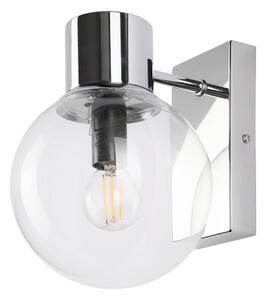 Настенна лампа SFERIO 1xE14/5W/230V лъскав хром/прозрачна